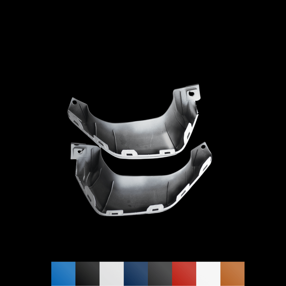 JDMuscle [22-26 WRX] Paint Matched Exhaust Finisher Trim Replacements