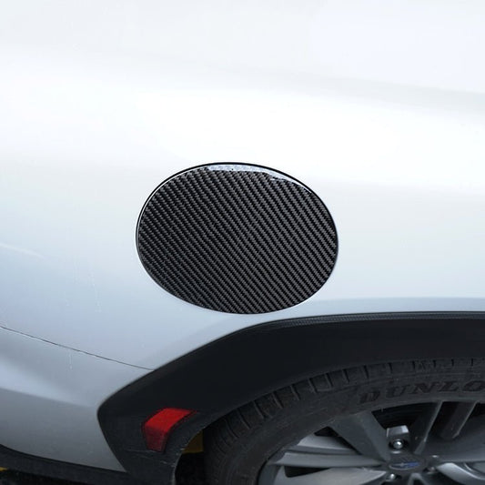 JDMuscle [22-26 WRX] P&S Series Carbon Fiber Fuel Door Cover | Black Carbon Fiber/ Red Carbon...