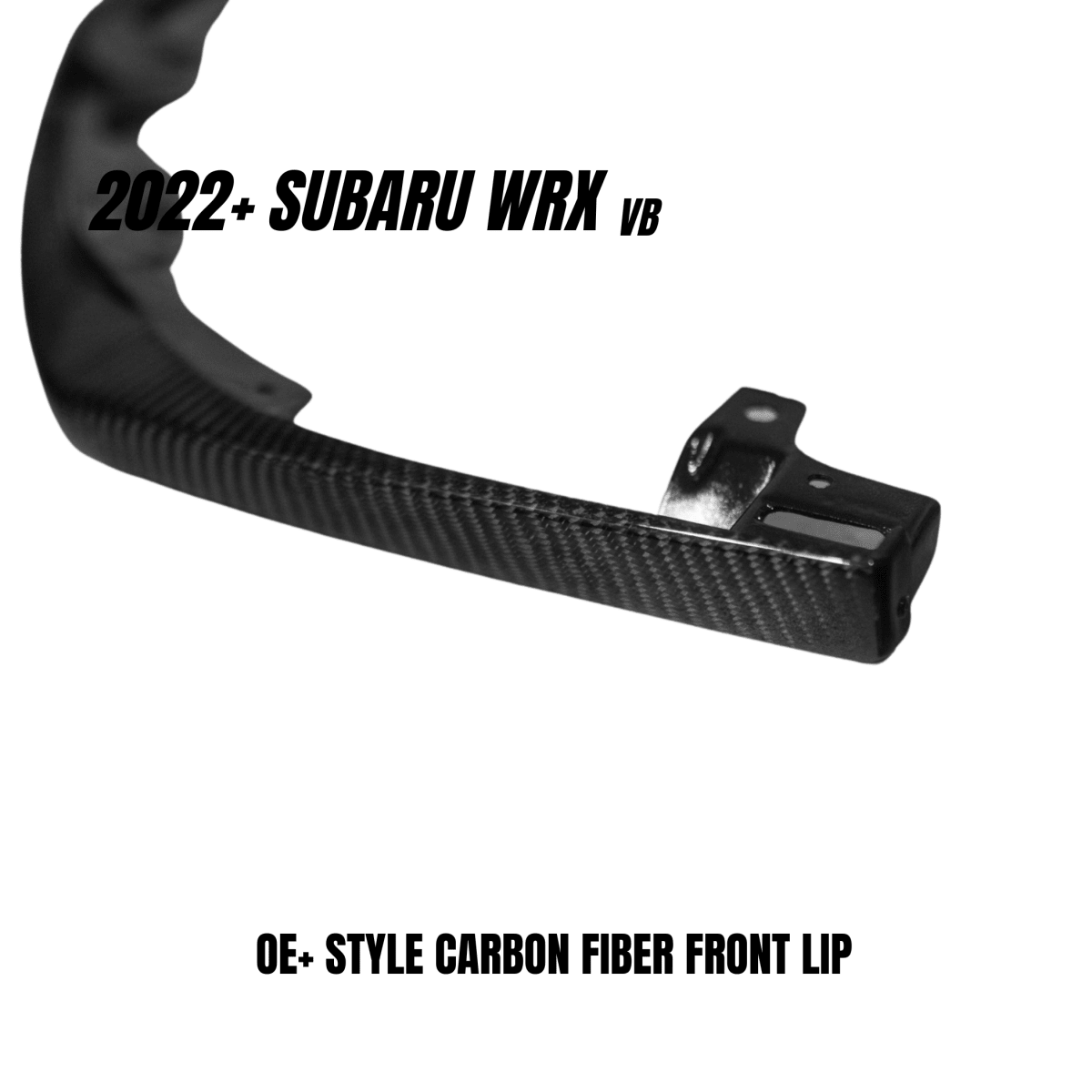 JDMuscle [22-26 WRX] OEM STI Style Carbon Fiber Front Lip