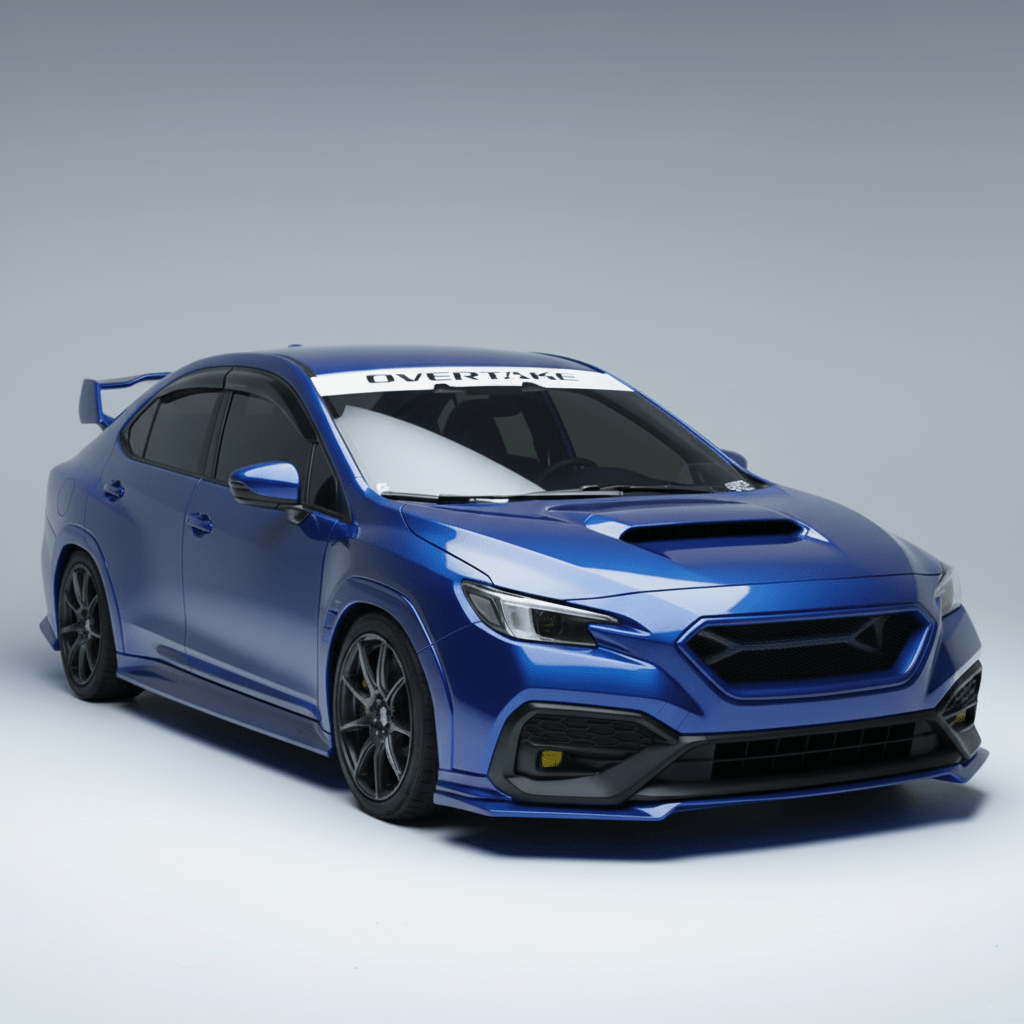 JDMuscle [22-26 WRX] Spec STI OE Style Front Lip | Paint Matched or ABS