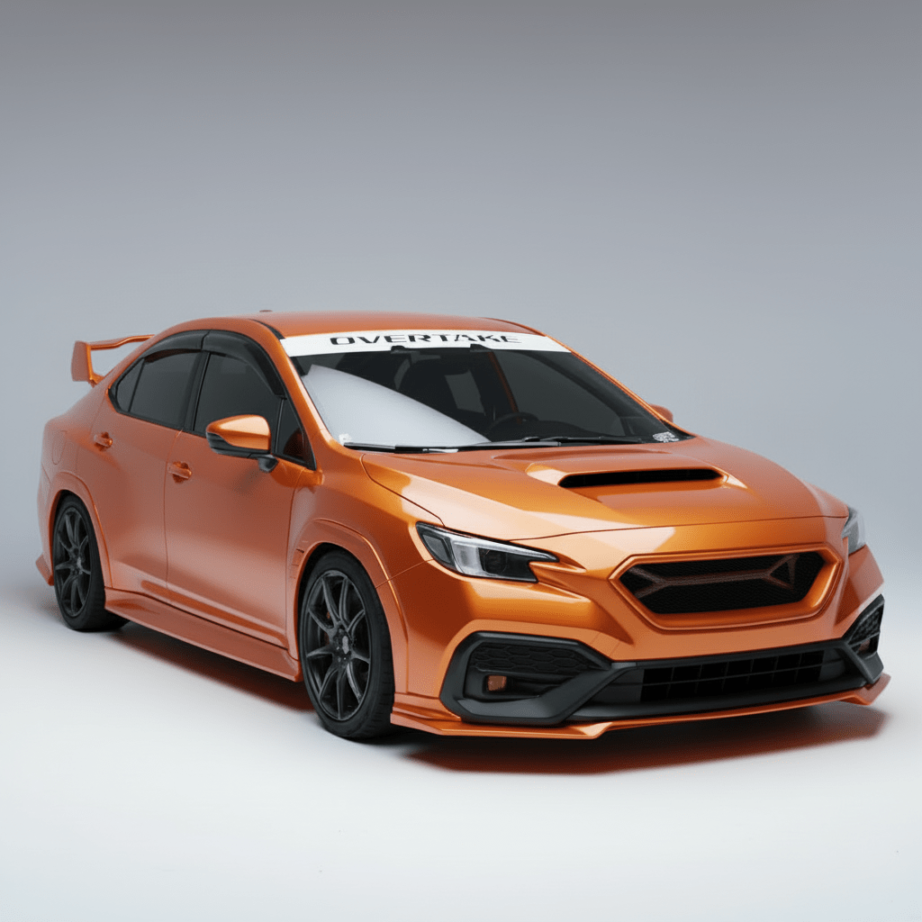 JDMuscle [22-26 WRX] Spec STI OE Style Front Lip | Paint Matched or ABS