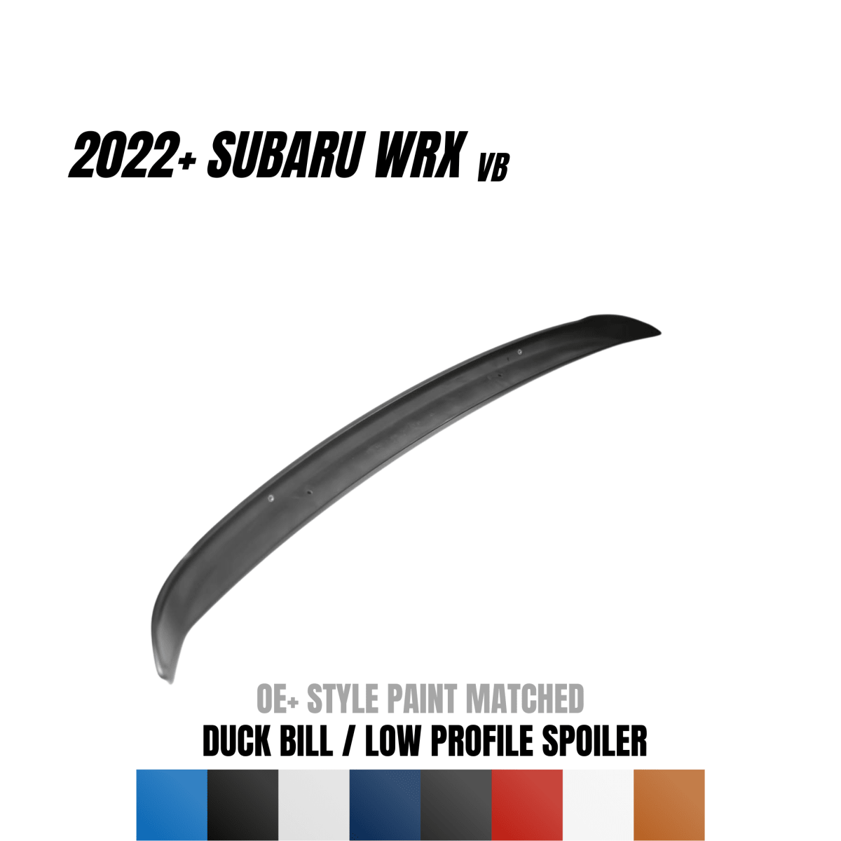 JDMuscle [22-26 WRX] Spec STI Duck Bill Spoiler|  Paint Matched