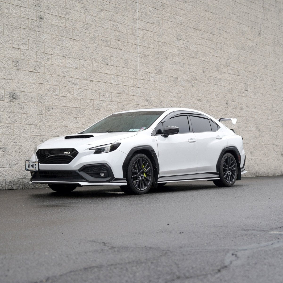 JDMuscle [22-26 WRX] STI Style Swan Neck Spoiler | Paint Matched / Carbon Fiber