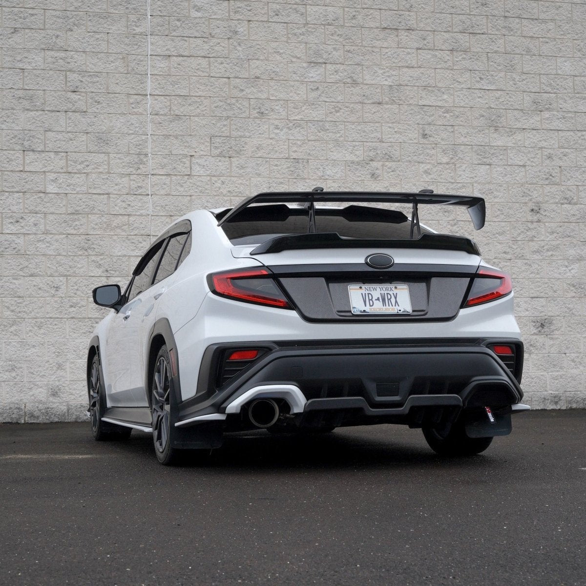 JDMuscle [22-26 WRX] STI Style Swan Neck Spoiler | Paint Matched / Carbon Fiber