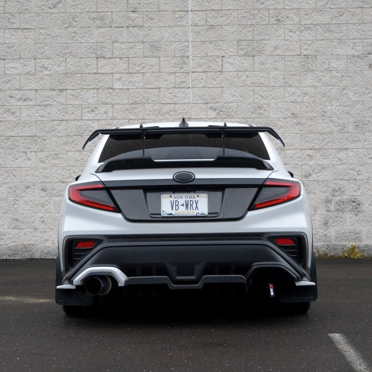 JDMuscle [22-26 WRX] STI Style Swan Neck Spoiler | Paint Matched / Carbon Fiber