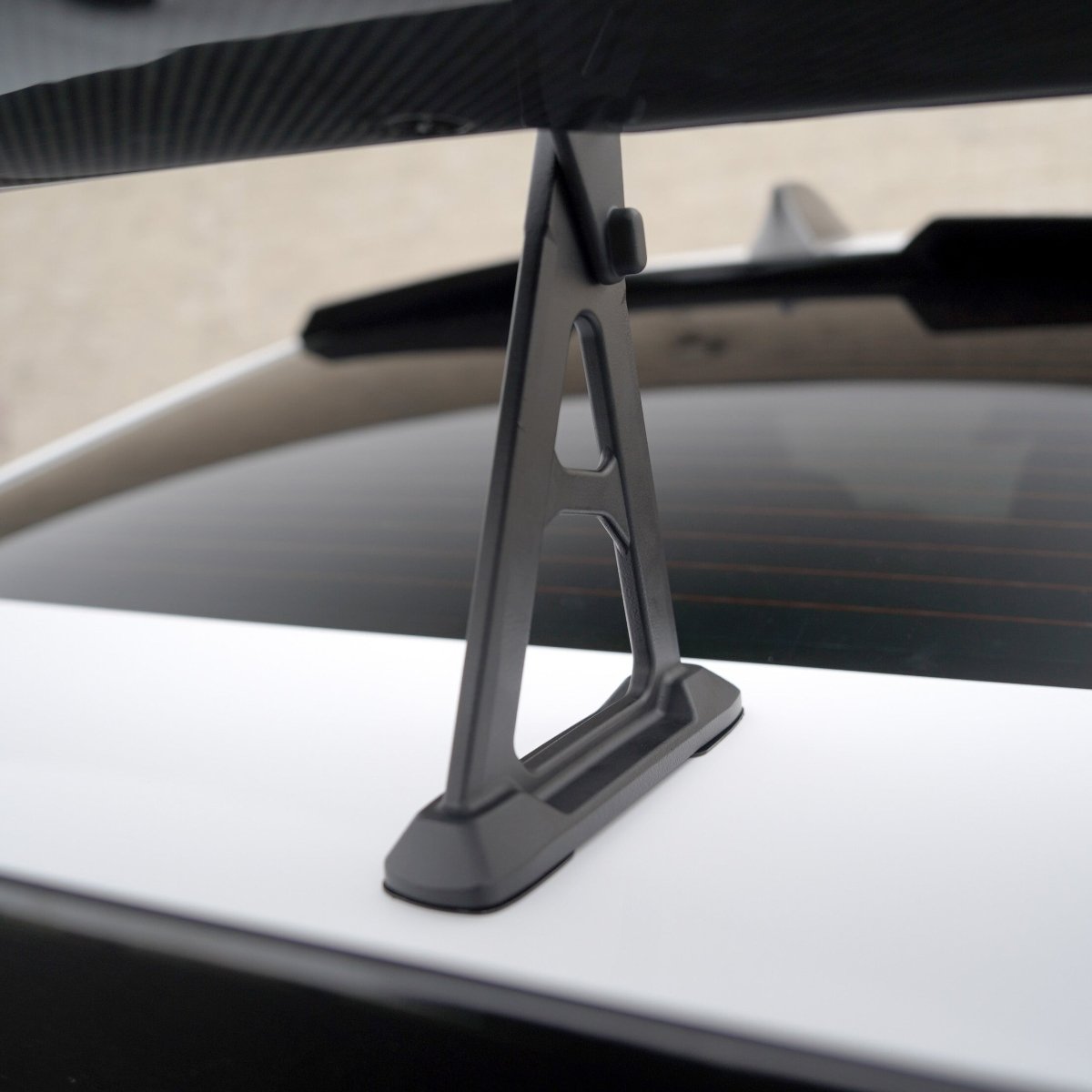 JDMuscle [22-26 WRX] STI Style Swan Neck Spoiler | Paint Matched / Carbon Fiber