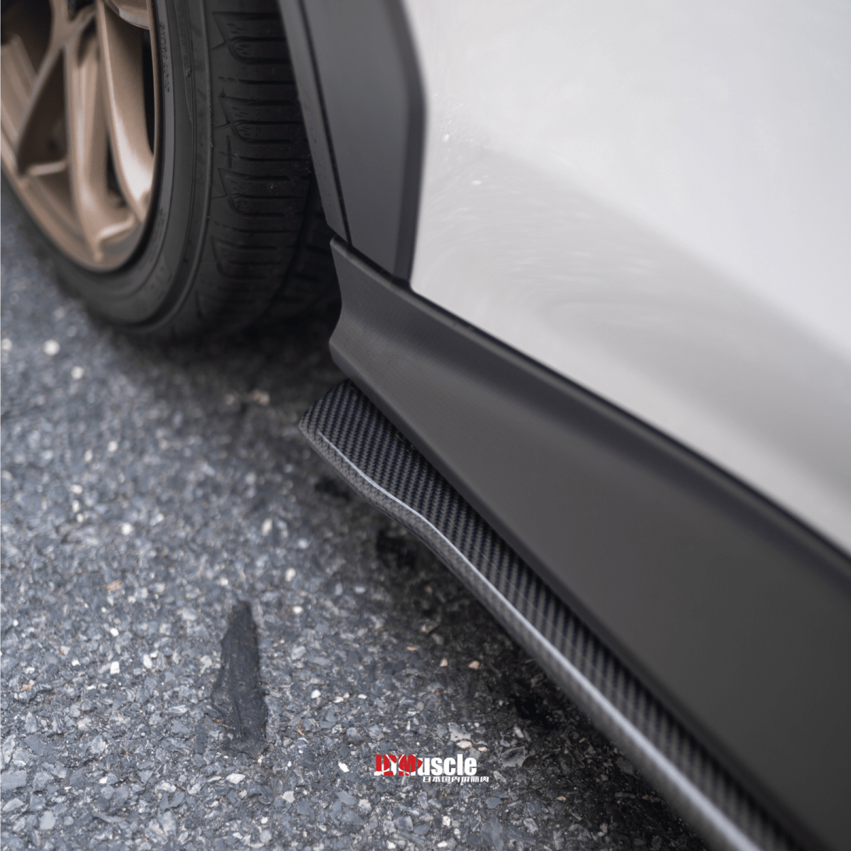 JDMuscle [22-26 WRX] Spec STI OE Style Carbon Fiber Aero Combo