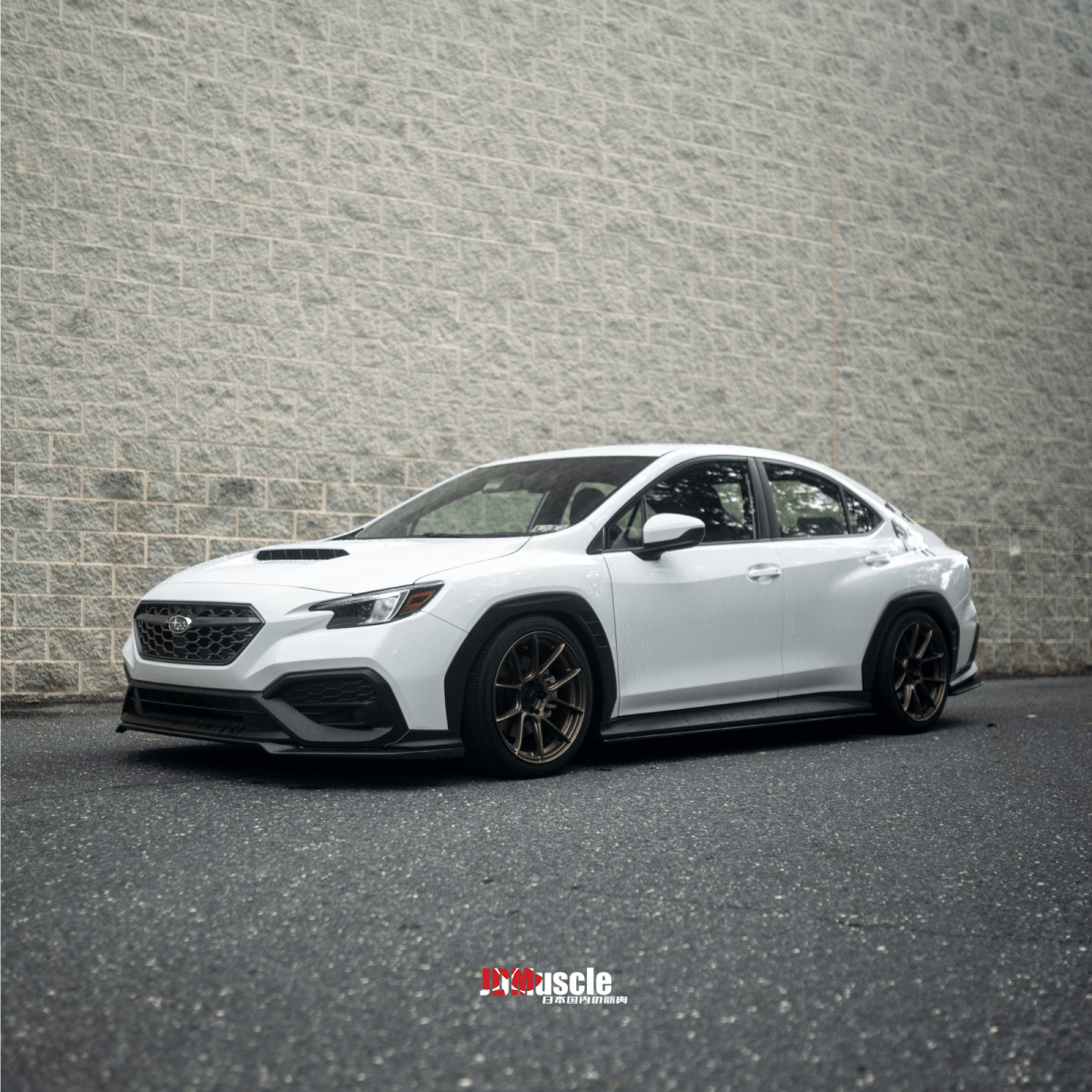 JDMuscle [22-26 WRX] Spec STI OE Style Carbon Fiber Aero Combo