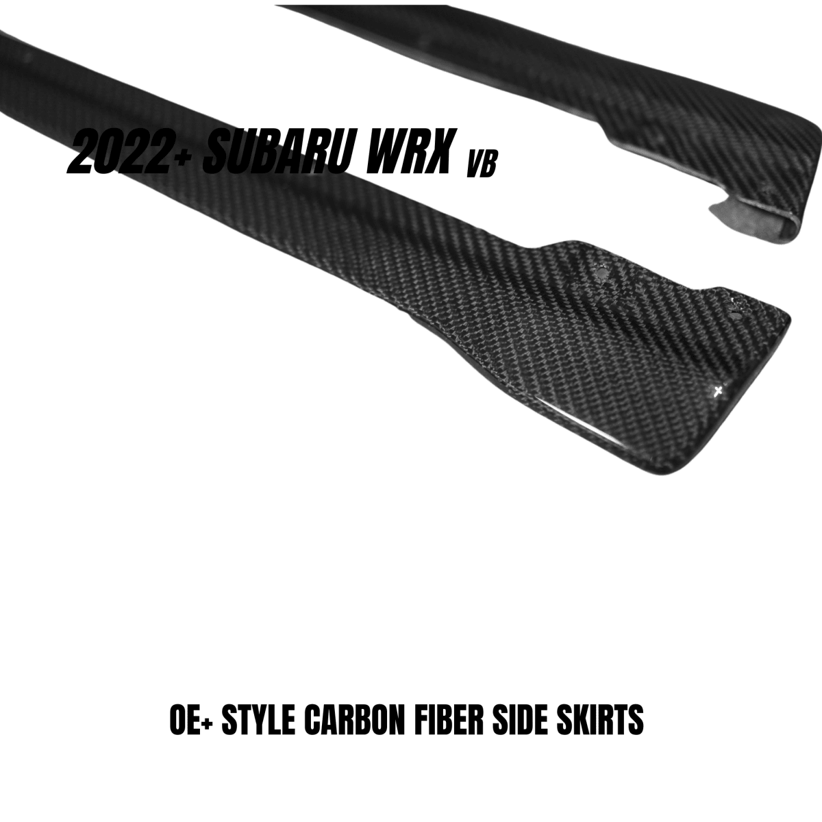 JDMuscle [22-26 WRX] Spec STI OE Style Carbon Fiber Aero Combo