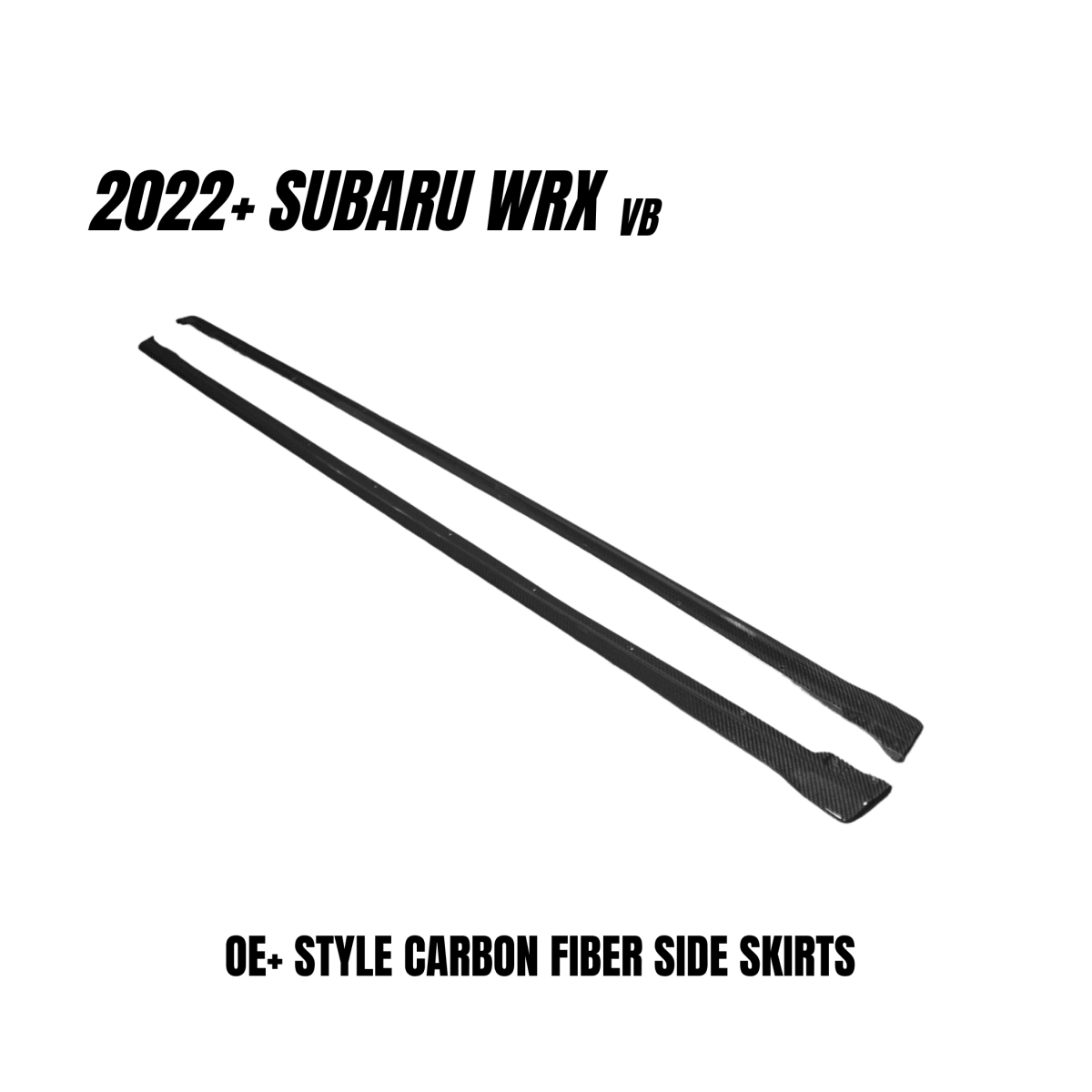 JDMuscle [22-26 WRX] Spec STI OE Style Carbon Fiber Aero Combo