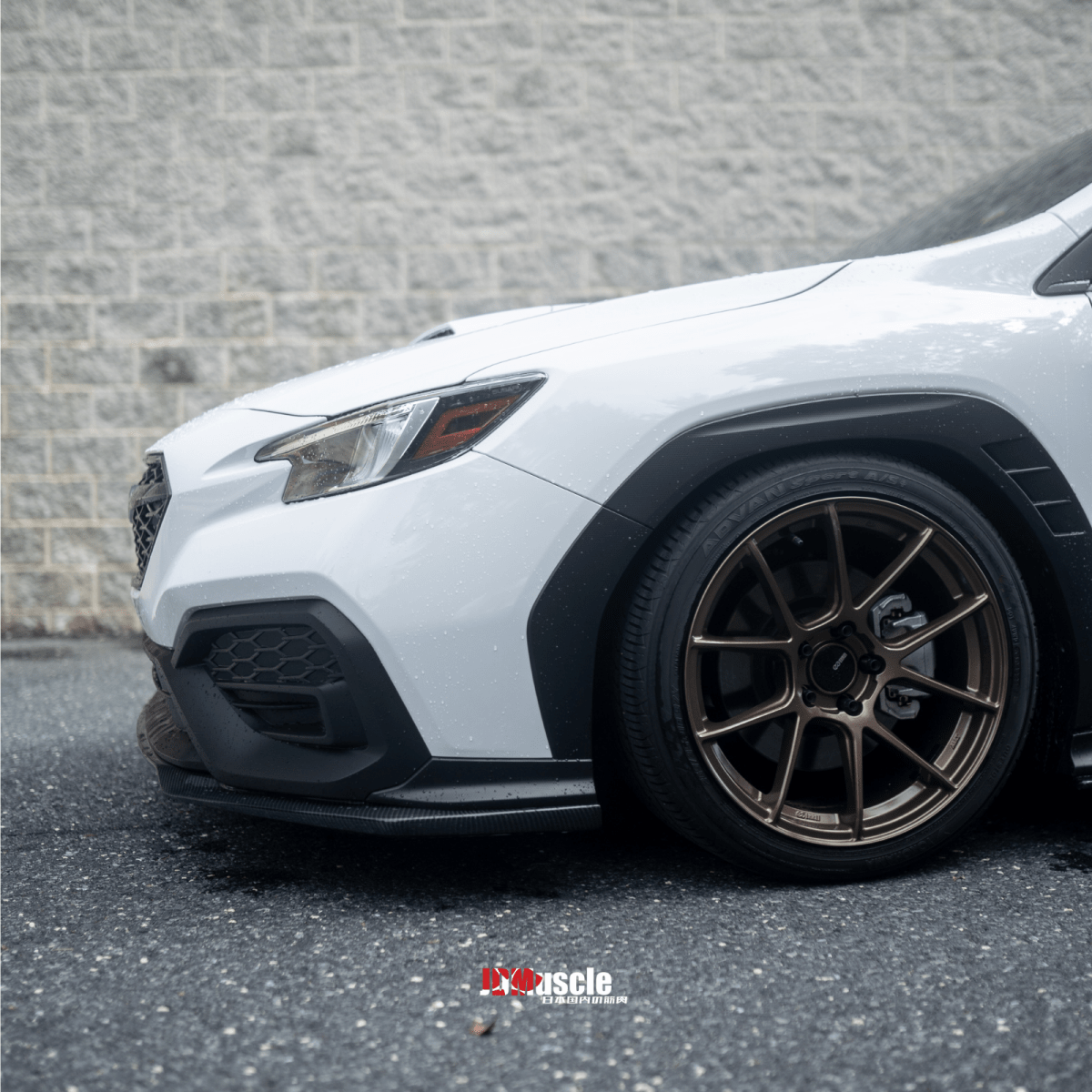 JDMuscle [22-26 WRX] Spec STI OE Style Carbon Fiber Aero Combo