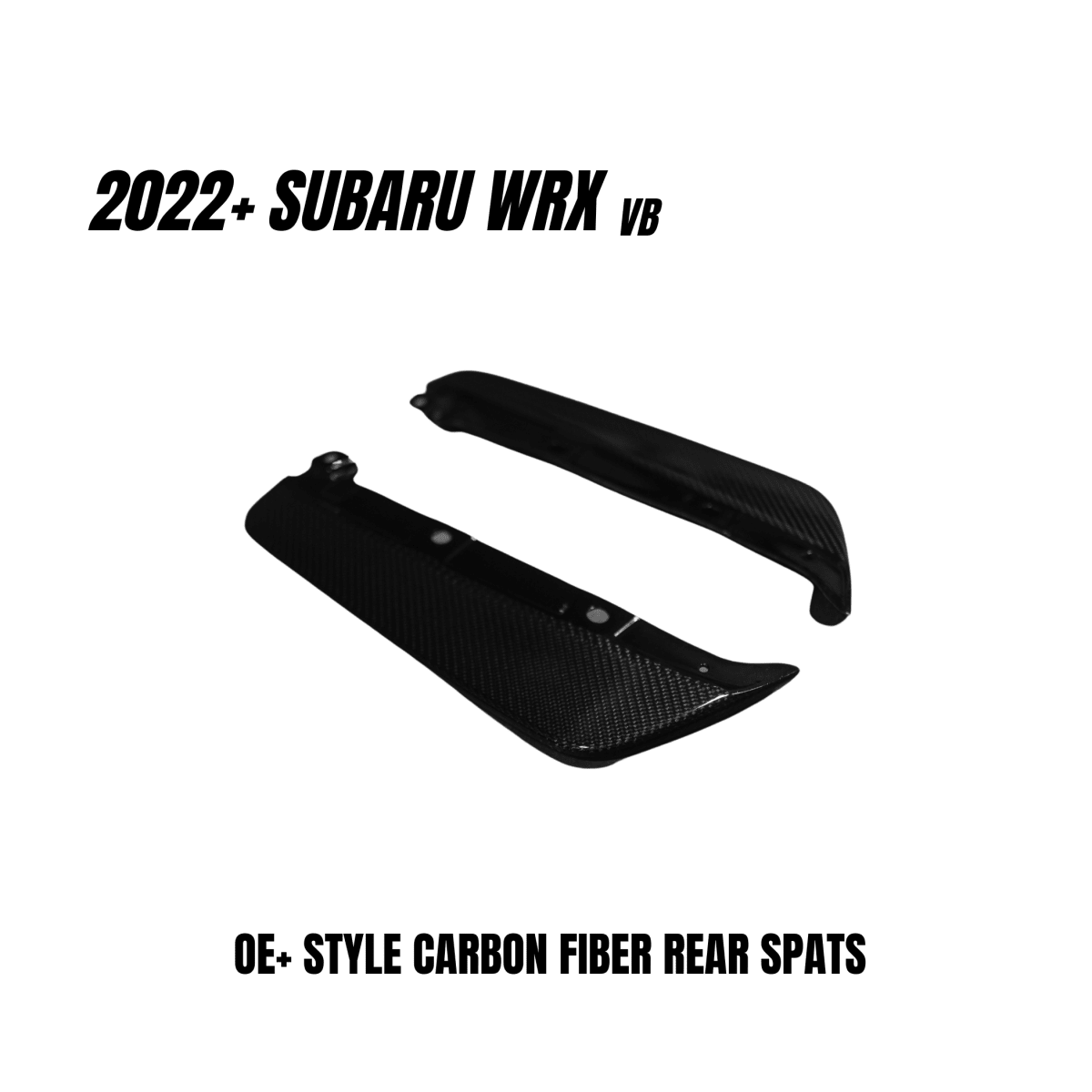 JDMuscle [22-26 WRX] Spec STI OE Style Carbon Fiber Aero Combo