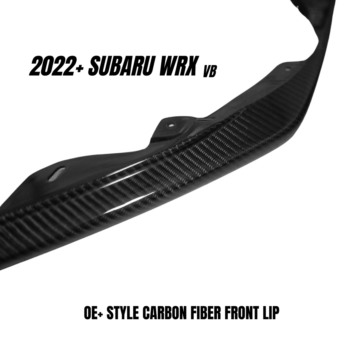 JDMuscle [22-26 WRX] Spec STI OE Style Carbon Fiber Aero Combo