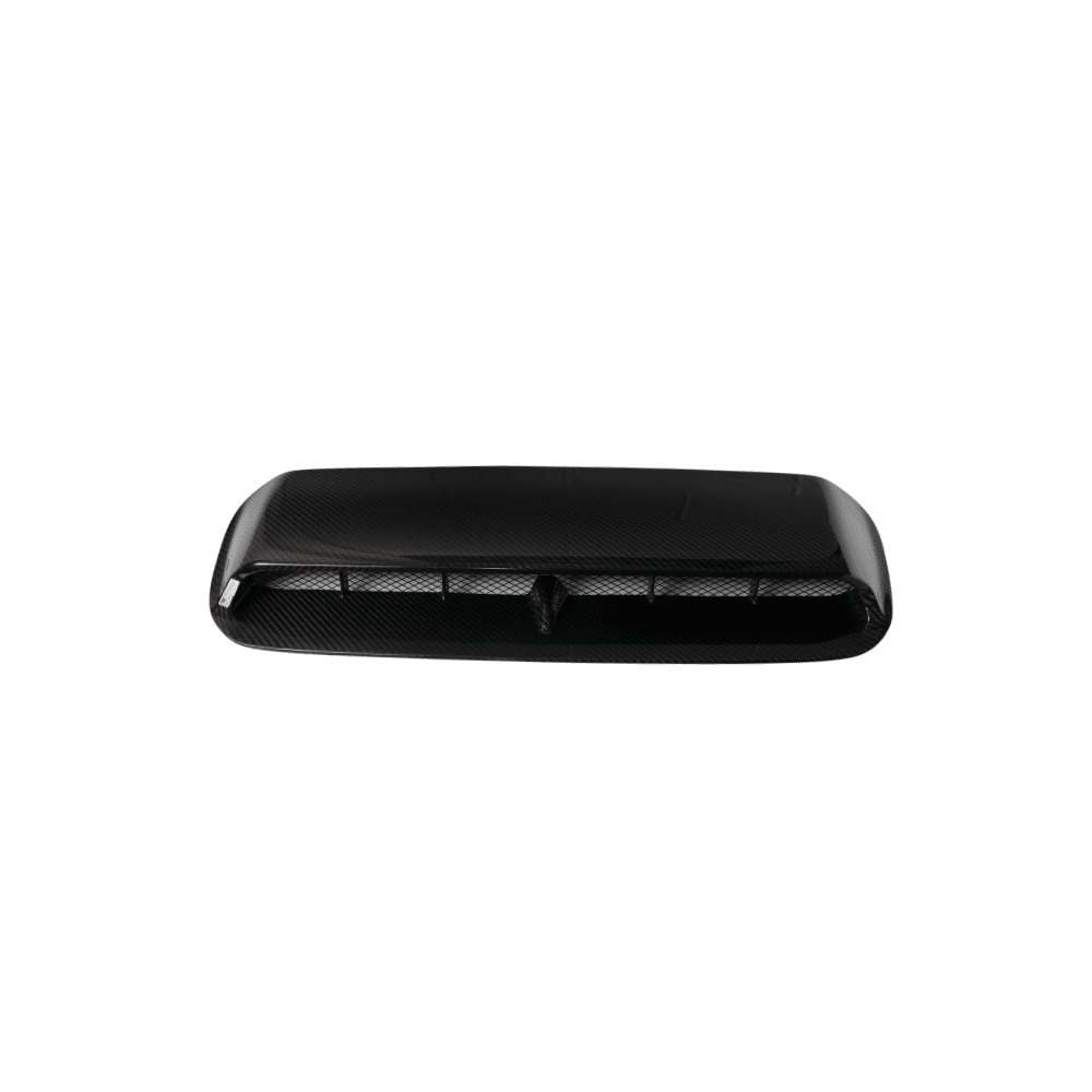 JDMuscle [22-26 WRX] GC8 Style Pre-Preg Carbon Fiber Hood Scoop - View 3