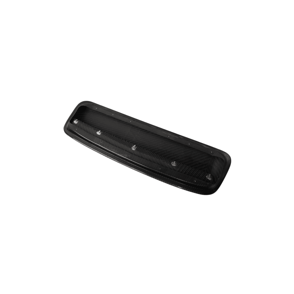 JDMuscle [22-26 WRX] GC8 Style Pre-Preg Carbon Fiber Hood Scoop - View 2