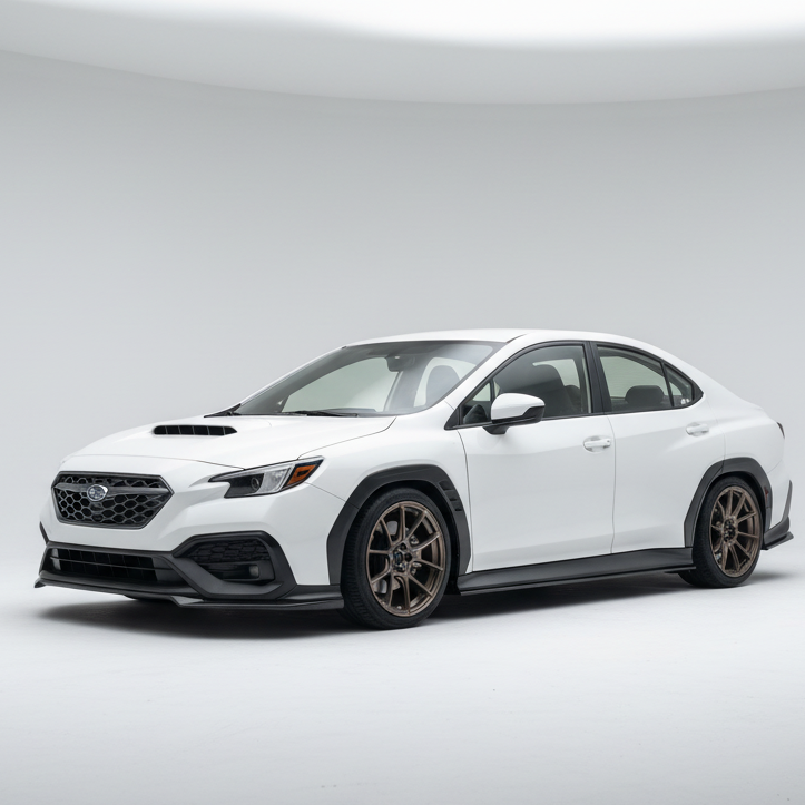 JDMuscle [22-26 WRX] Spec STI OEM Style Carbon Fiber Side Skirts
