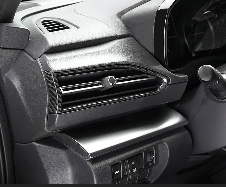 JDMuscle [22-26 WRX] Tanso Pre-preg Carbon Fiber AC Vents Covers 6 PCs
