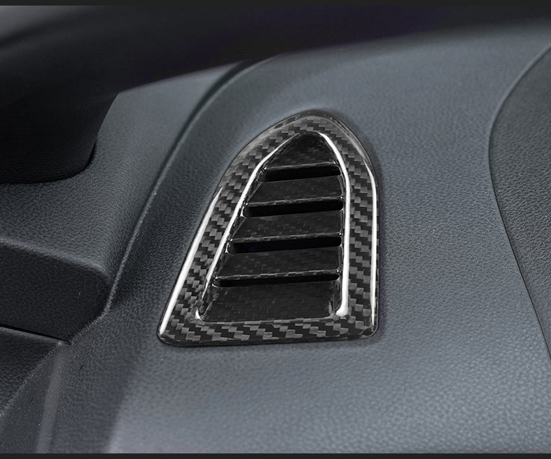 JDMuscle [22-26 WRX] Tanso Pre-preg Carbon Fiber AC Vents Covers 6 PCs