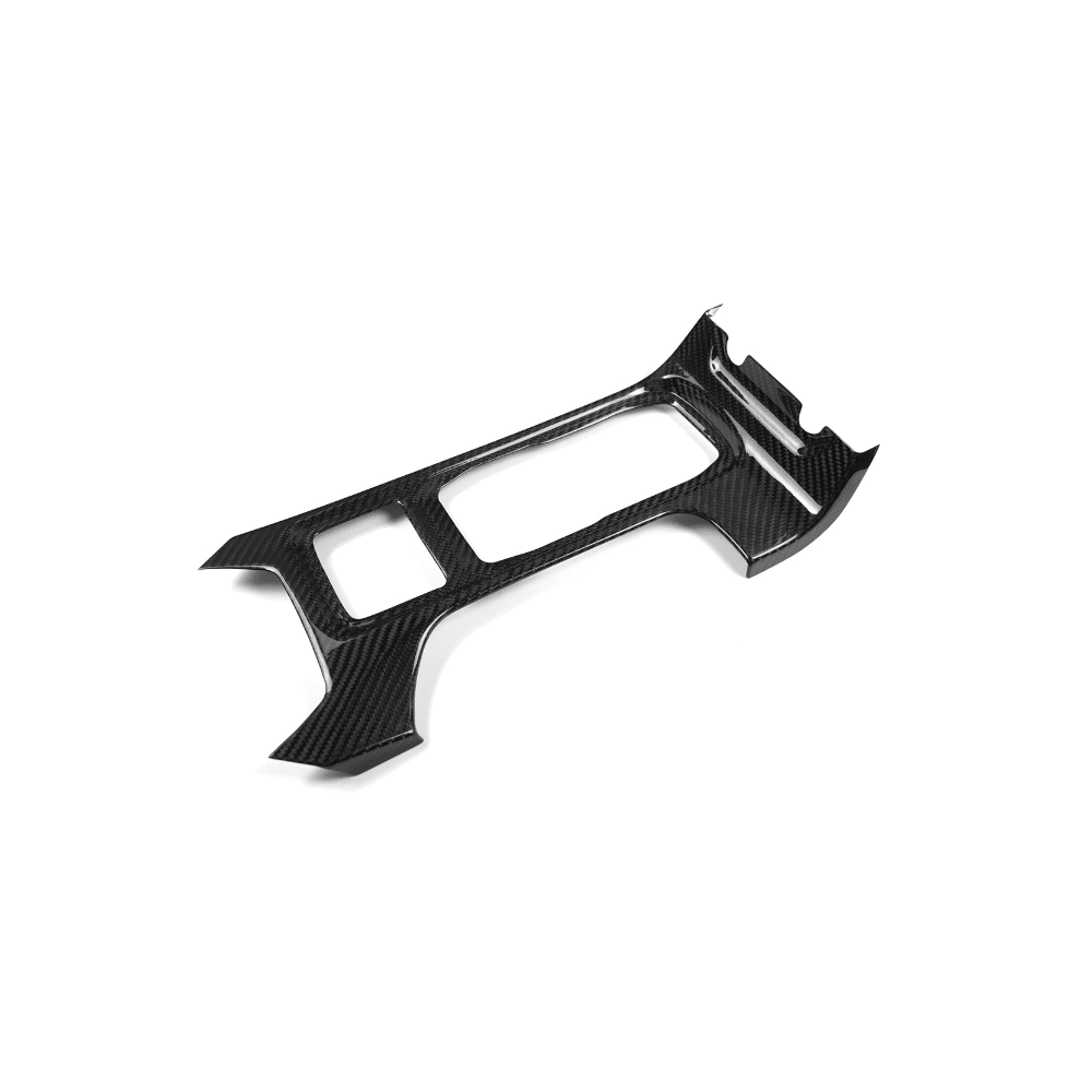JDMuscle [22-26 WRX] Tanso Pre-preg Carbon Fiber Cup Holder Trim Cover