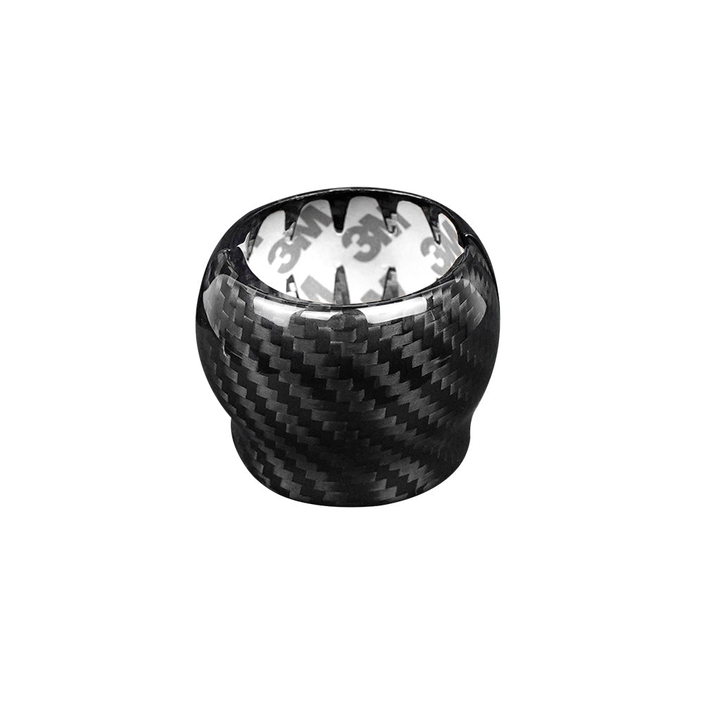 JDMuscle [22-26 WRX] Tanso Pre-preg Carbon Fiber Shift Knob Surround Cover