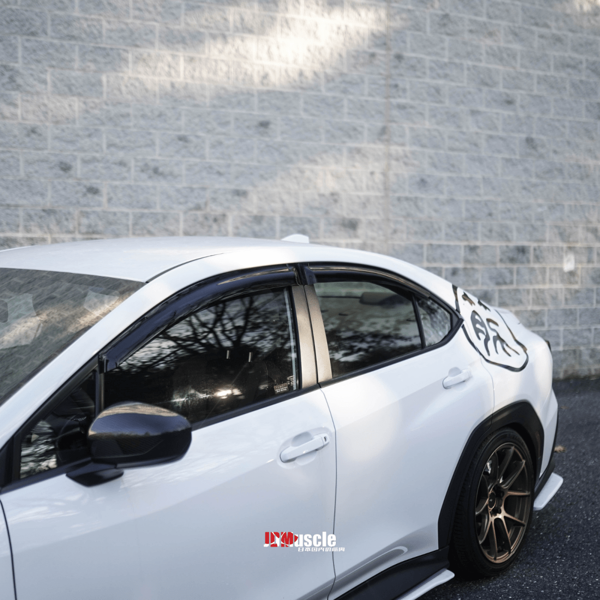 JDMuscle [22-26 WRX] V2 Rain Guards / Window Visors