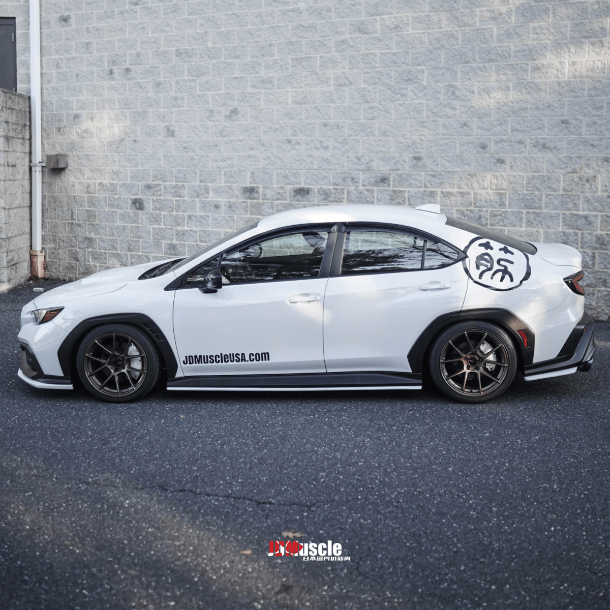 JDMuscle [22-26 WRX] V2 Rain Guards / Window Visors