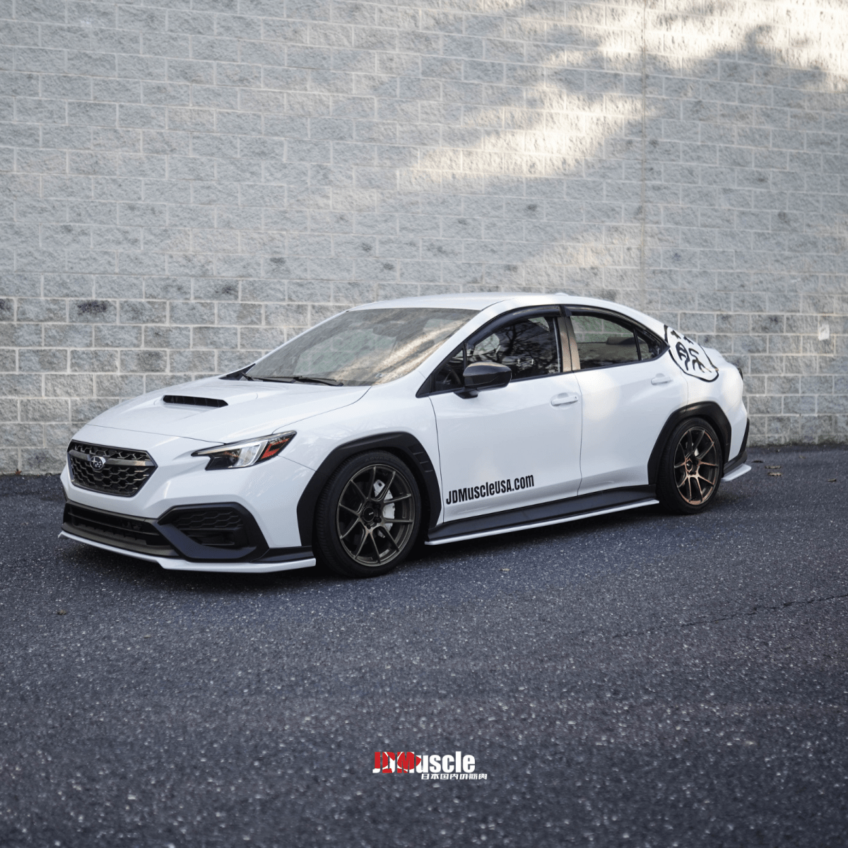 JDMuscle [22-26 WRX] V2 Rain Guards / Window Visors