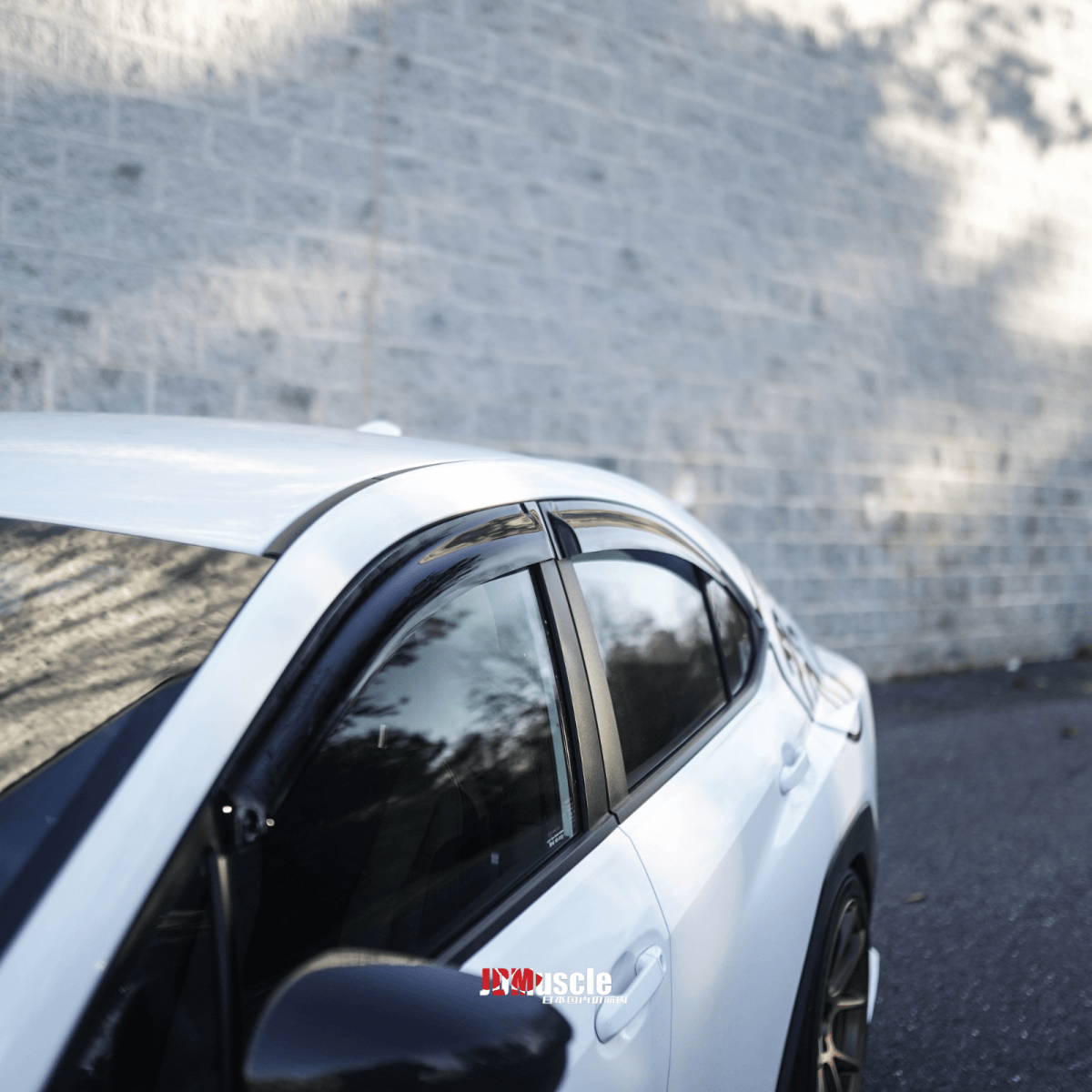 JDMuscle [22-26 WRX] V2 Rain Guards / Window Visors