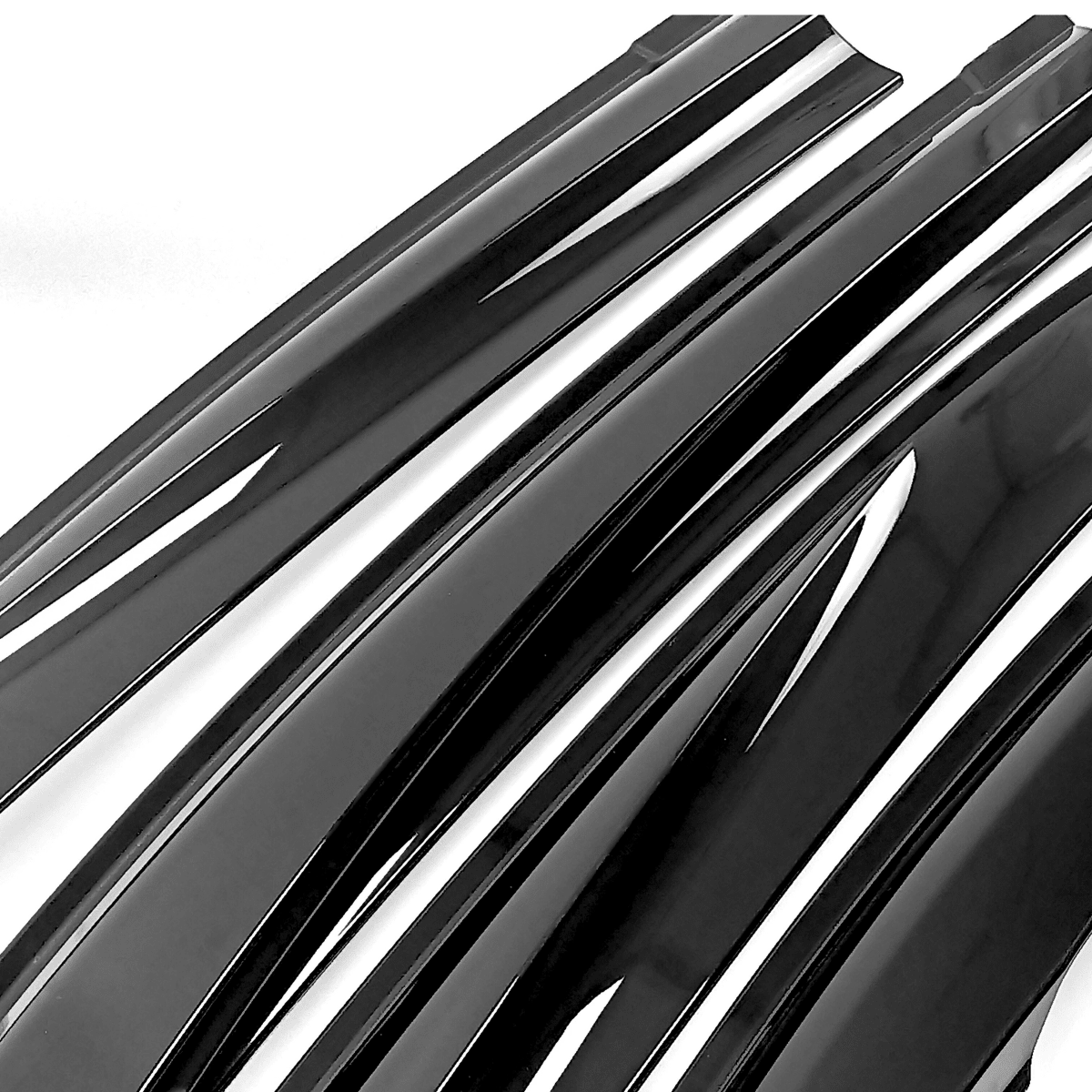 JDMuscle [22-26 WRX] V4 Rain Guards / Window Visor-Plastic/Carbon