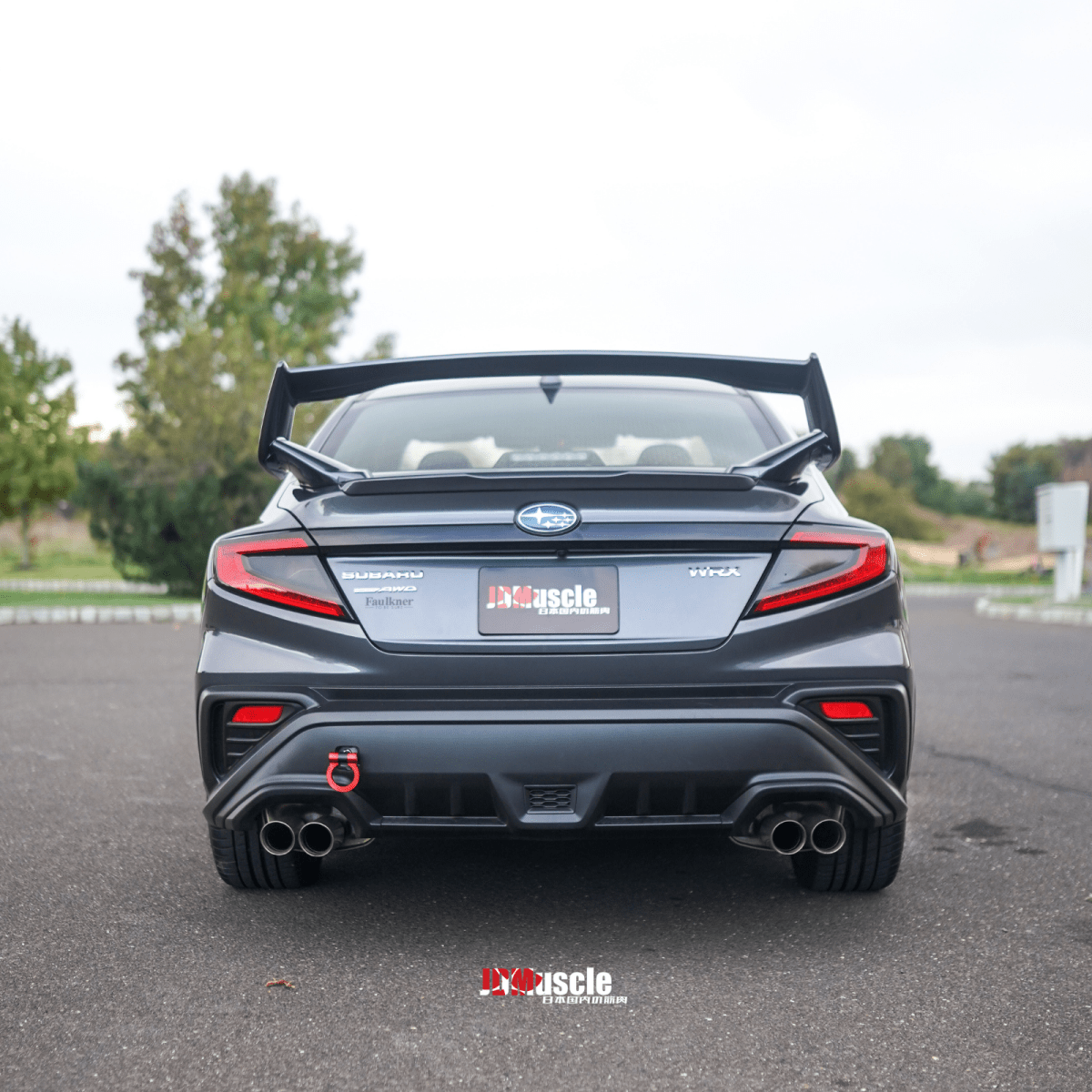 JDMuscle [22-26 WRX] VA STI Style 5-Piece Spoiler-Paint Matched/Gloss Black/ABS *Final Edition
