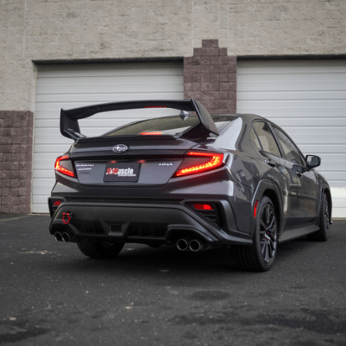 JDMuscle [22-26 WRX] VA STI Style 3-Piece Spoiler-Paint Matched/Gloss Black/ABS *Final Edition