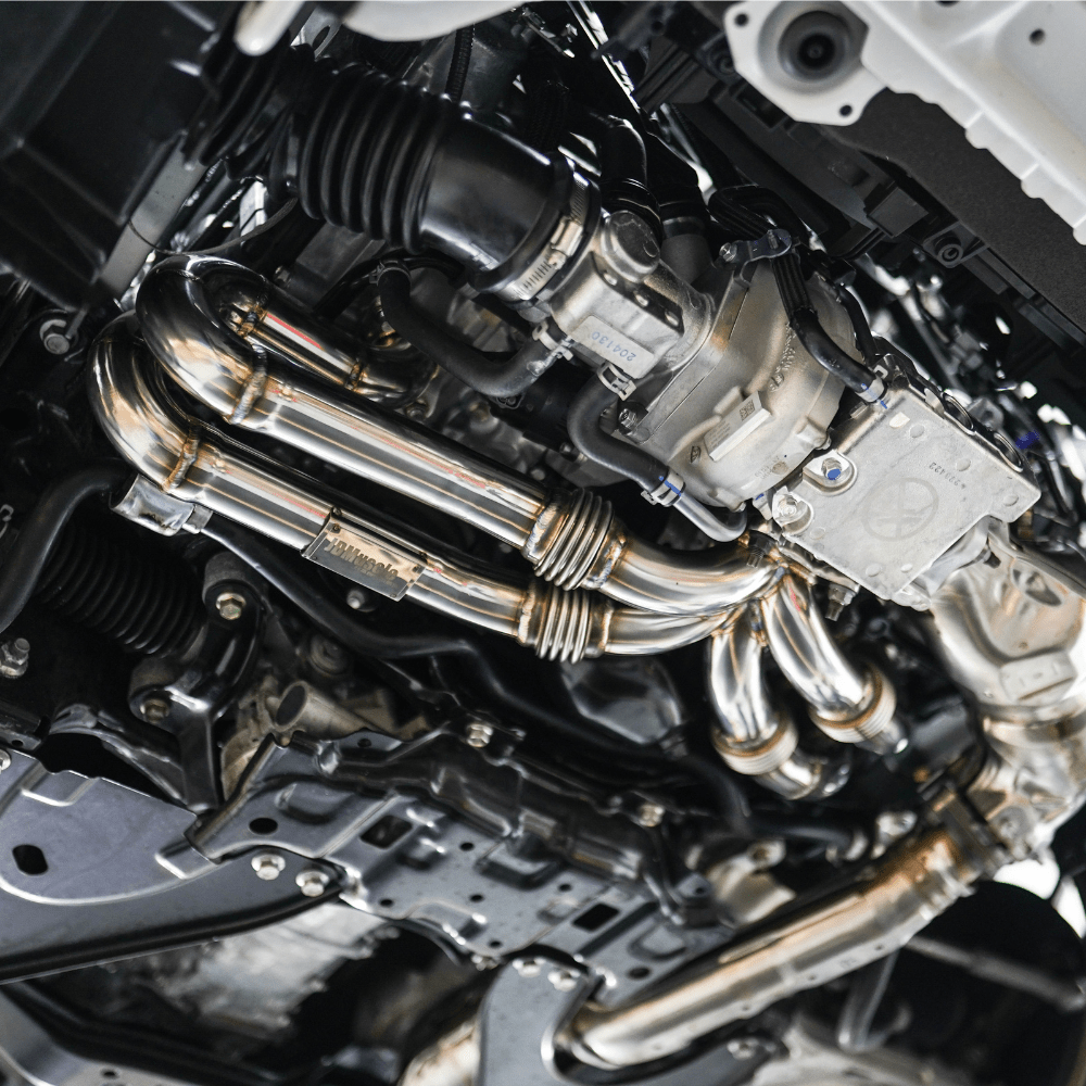 JDMuscle [22-26 WRX] Unequal Length Header - MT&CVT