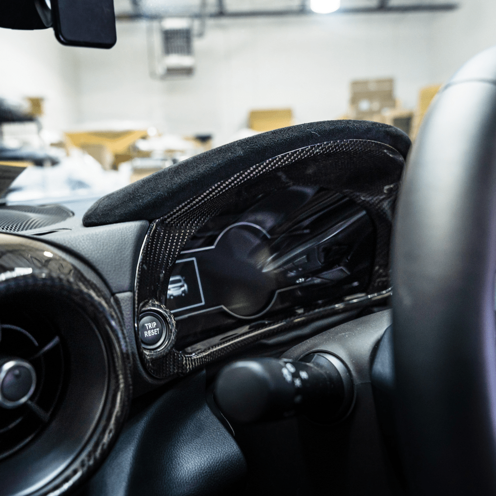 JDMuscle [22+ BRZ/GR86] Pre-preg Carbon Fiber Speedometer/ Cluster Cover w/ Gloss Finish