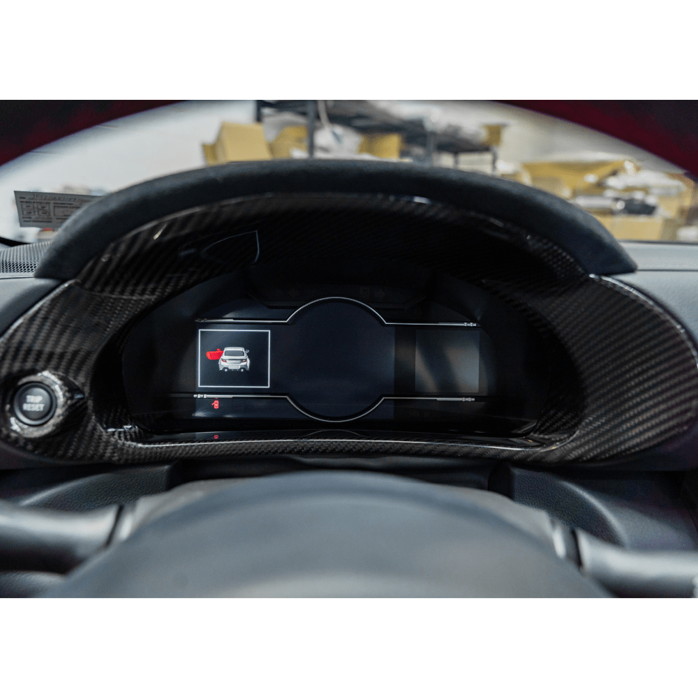 JDMuscle [22+ BRZ/GR86] Pre-preg Carbon Fiber Speedometer/ Cluster Cover w/ Gloss Finish