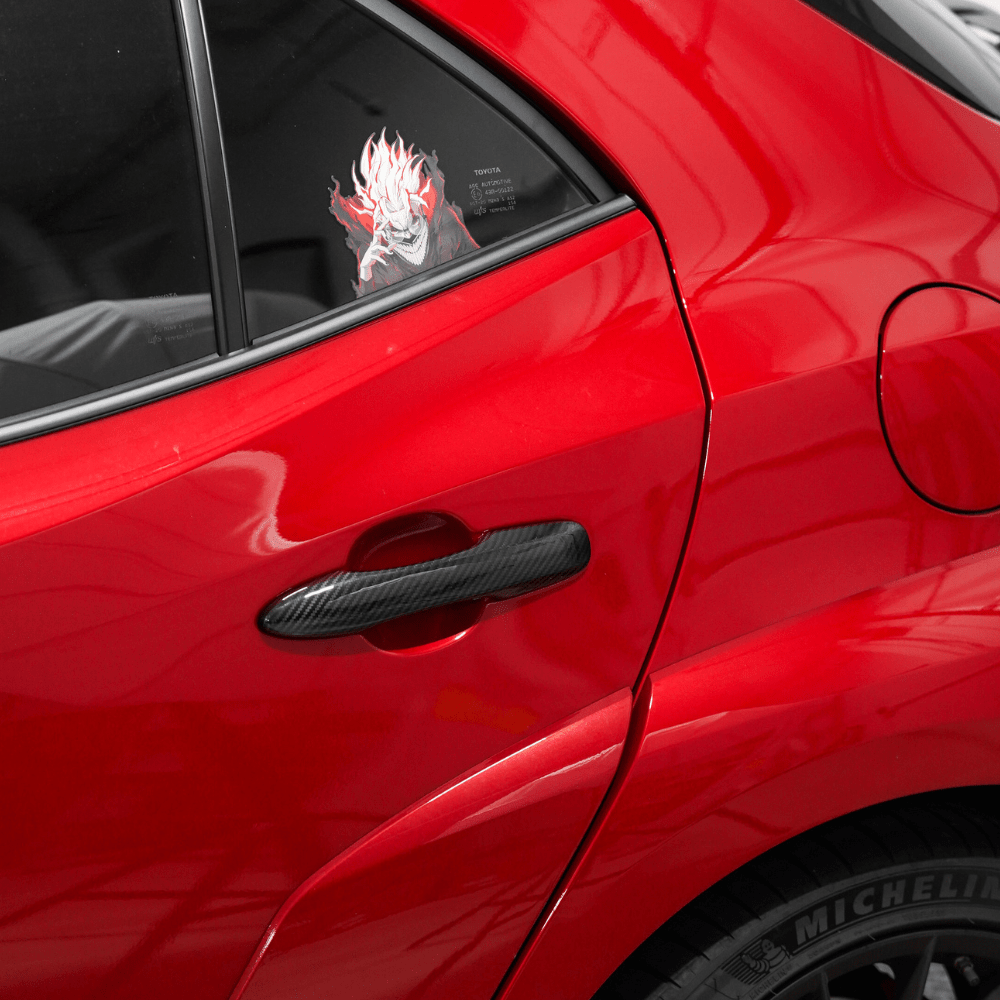JDMuscle [23-24 GR Corolla, 19+ Hatch] Carbon Fiber Door Handle Covers (4PC)