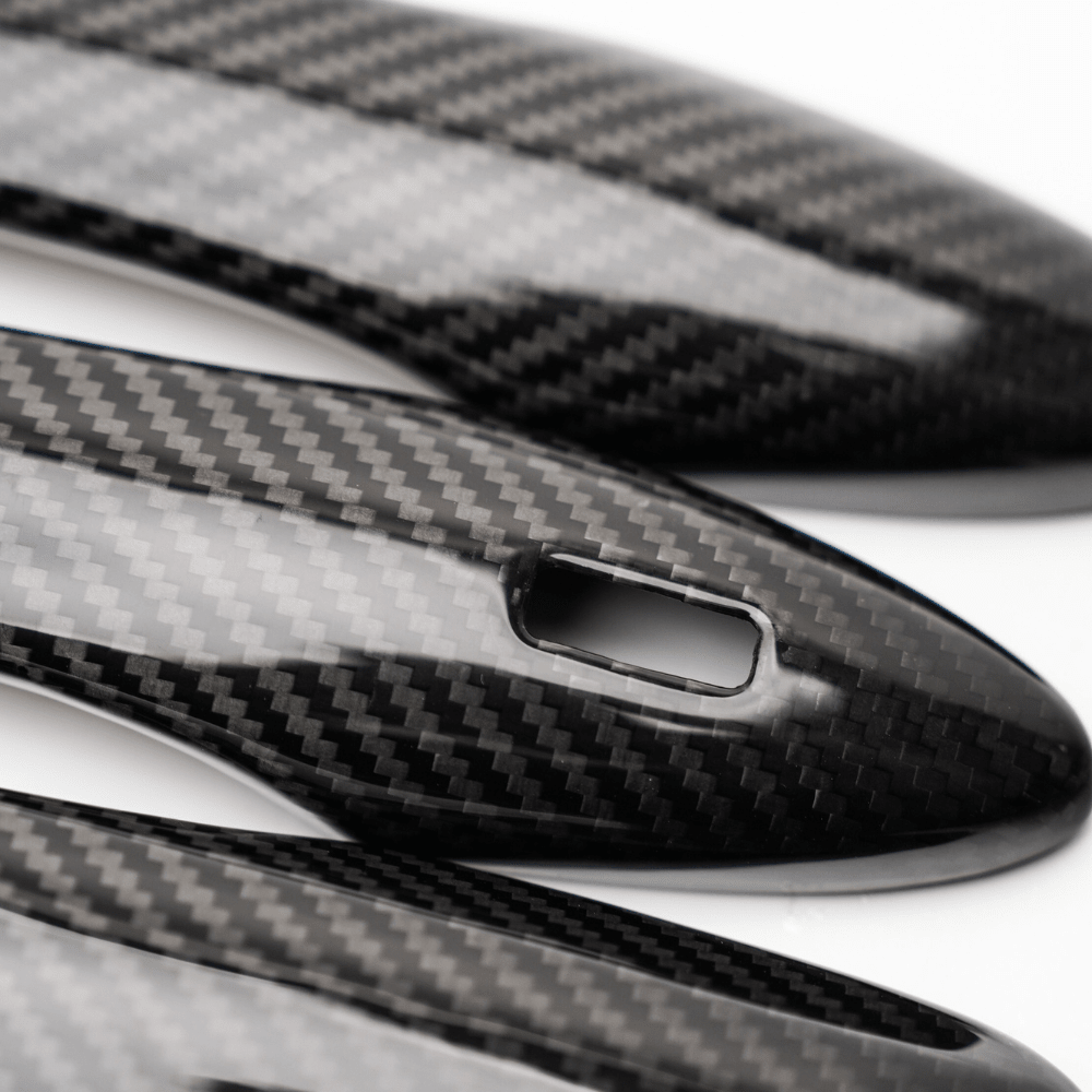 JDMuscle [23-24 GR Corolla, 19+ Hatch] Carbon Fiber Door Handle Covers (4PC)