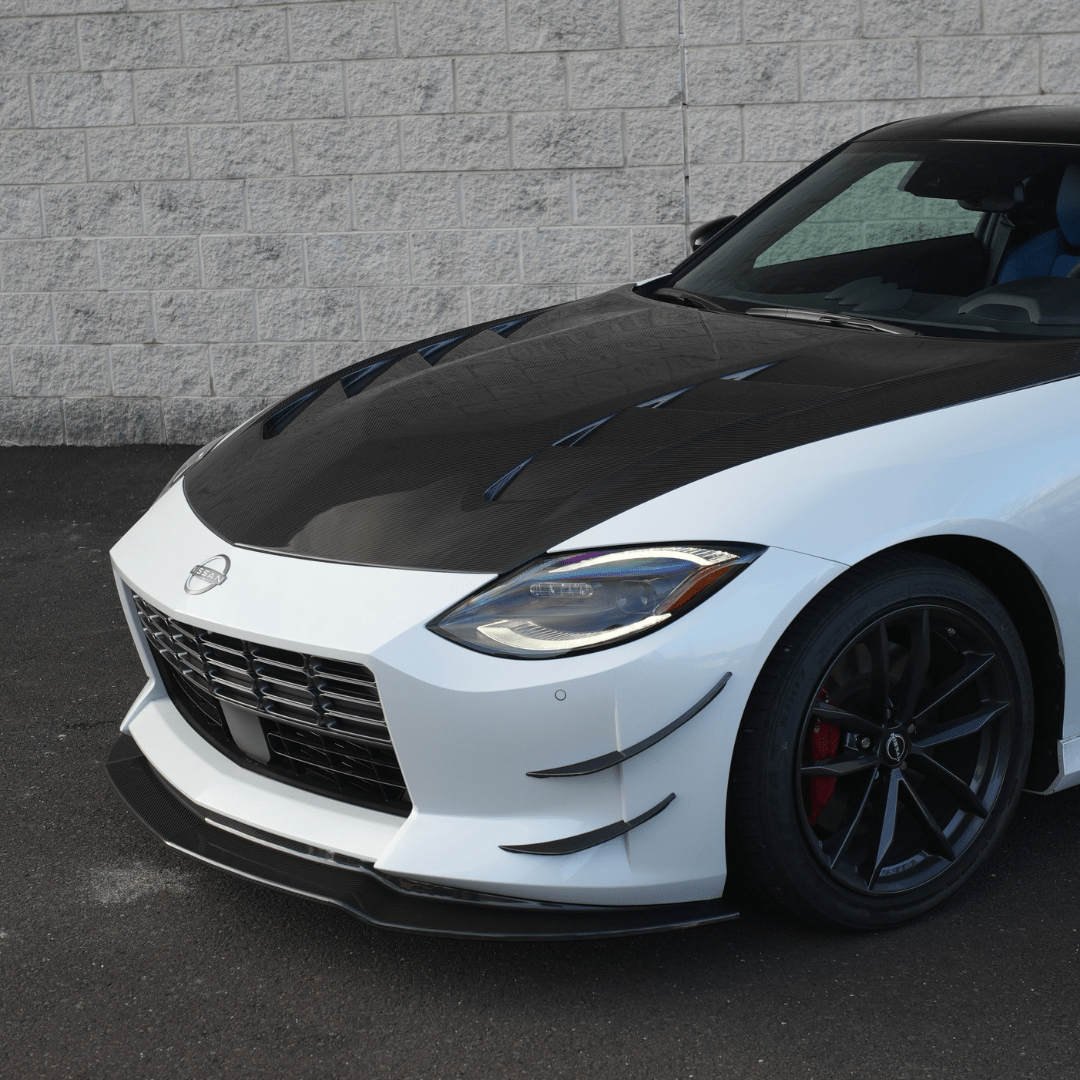 JDMuscle 23-24 Nissan Z Carbon Fiber Front Lip V1