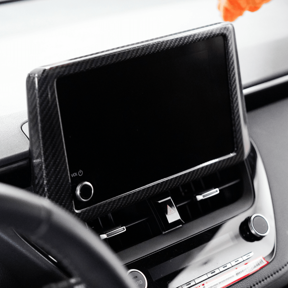 JDMuscle [23-26 GR Corolla] Carbon Fiber Screen Bezel Cover