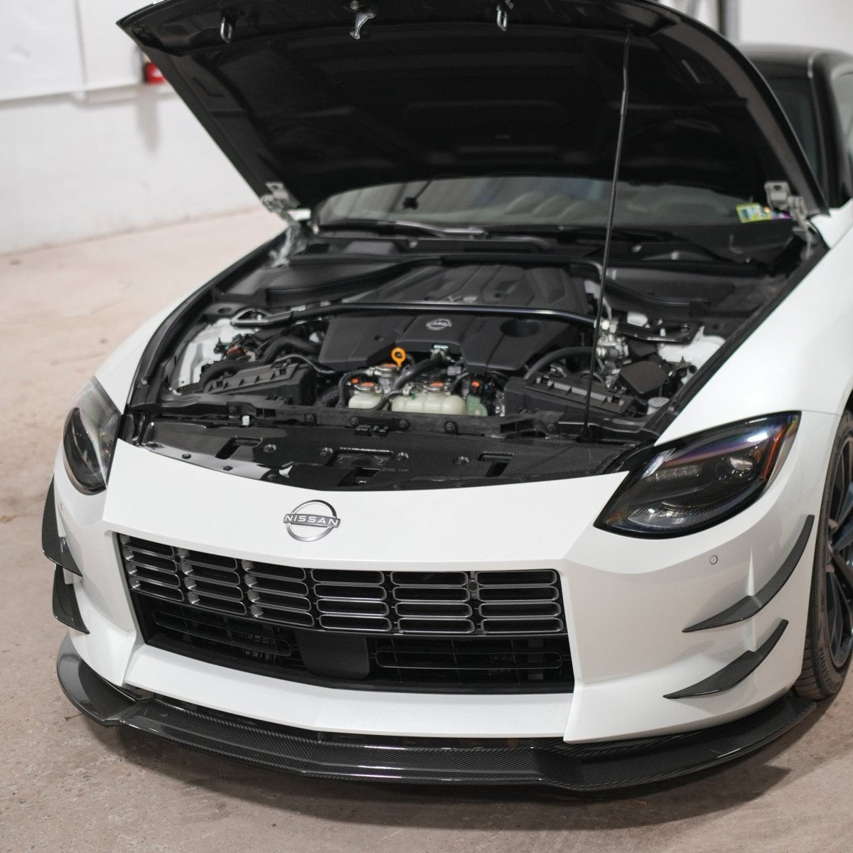 JDMuscle [23-26 Nissan Z] Carbon Fiber Radiator Shroud