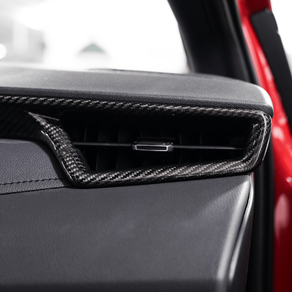 JDMuscle 23-26 Toyota GR Corolla Carbon Fiber AC Vent Covers (2PCS)