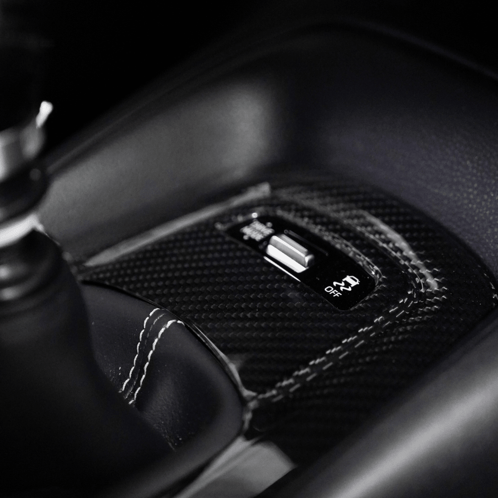 JDMuscle [23-24* Toyota GR Corolla MT] Carbon Fiber Shifter Trim Cover