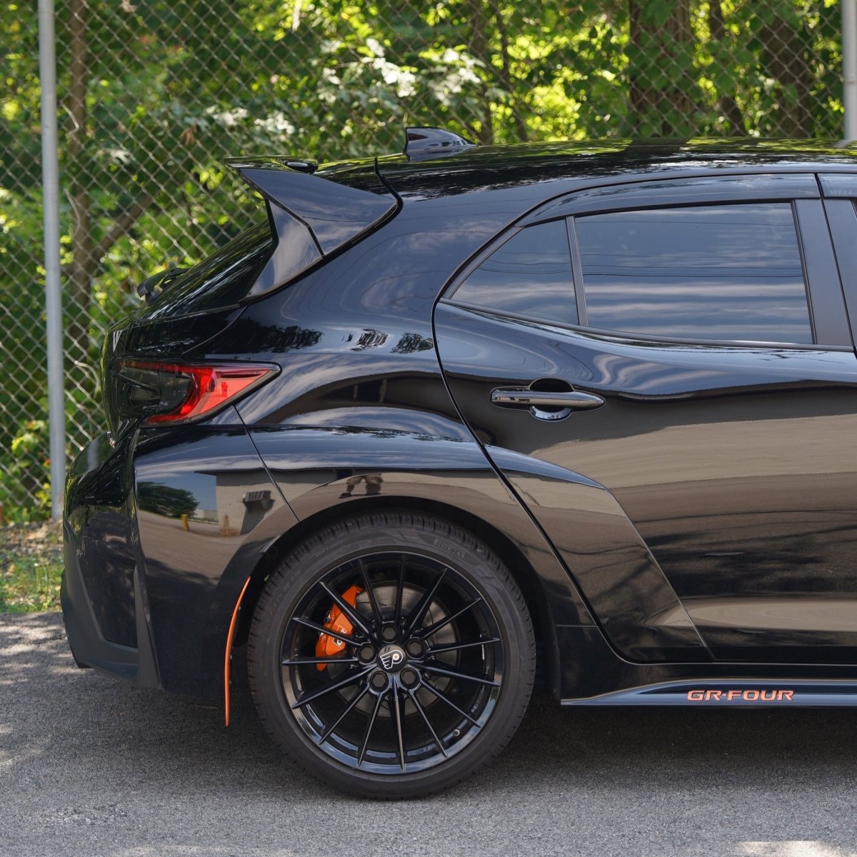 JDMuscle [23-26 GR Corolla, 19-26 Corolla Hatch] Spec C Spoiler - Paint Matched/Gloss Black/Carbon Fiber