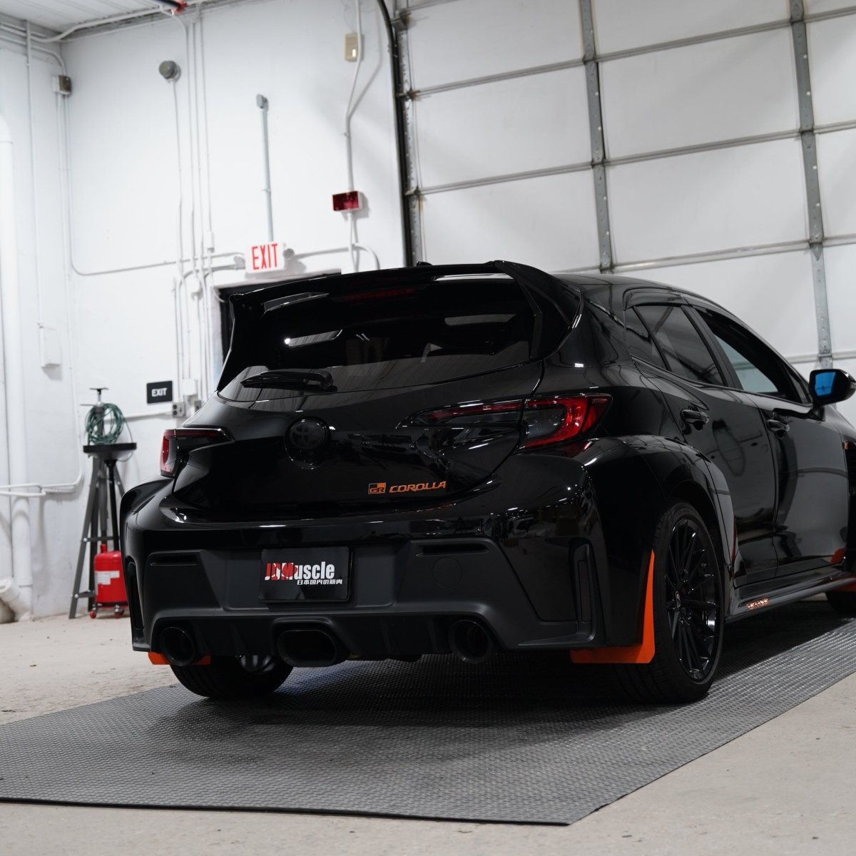 JDMuscle [23-26 GR Corolla, 19-26 Corolla Hatch] Spec C Spoiler - Paint Matched/Gloss Black/Carbon Fiber
