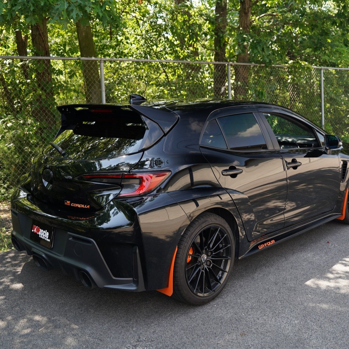 JDMuscle [23-26 GR Corolla, 19-26 Corolla Hatch] Spec C Spoiler - Paint Matched/Gloss Black/Carbon Fiber