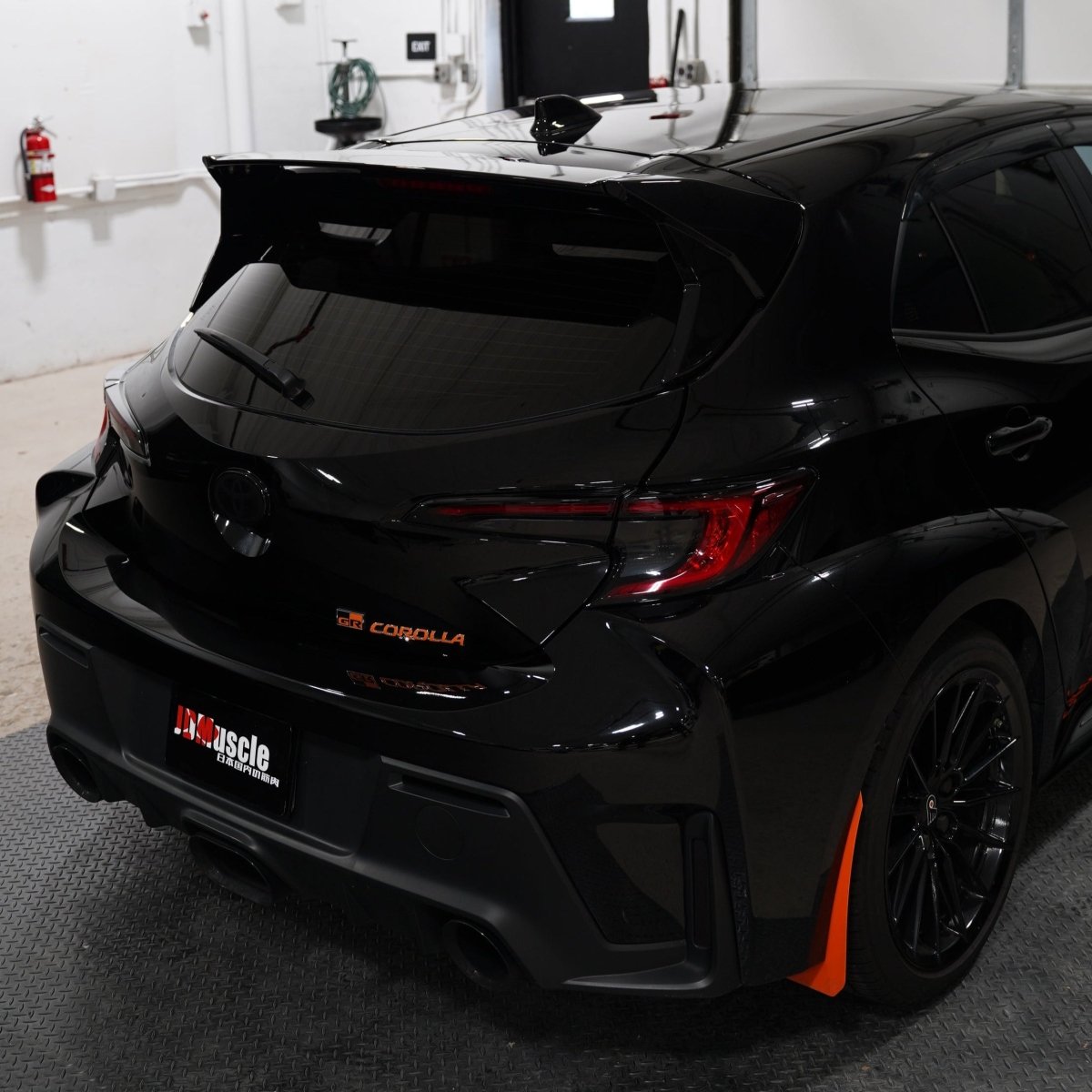 JDMuscle [23-26 GR Corolla, 19-26 Corolla Hatch] Spec C Spoiler - Paint Matched/Gloss Black/Carbon Fiber