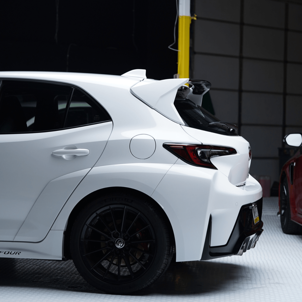 JDMuscle [23-26 GR Corolla, 19-26 Corolla Hatch] Spec D Spoiler | Paint Matched/Gloss Black/Carbon Fiber