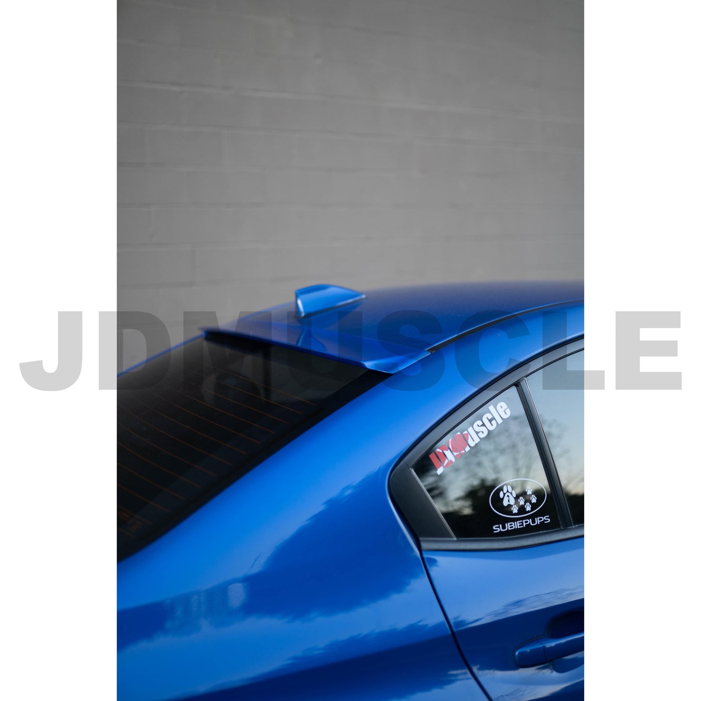 JDMuscle [15-21 WRX/STI] Paint Matched Roof Spoiler V1 *Clearance*No Returns*