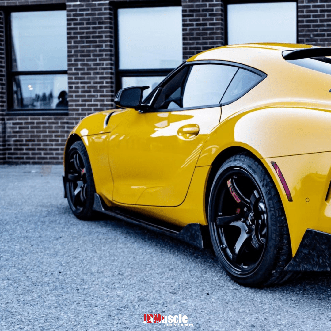 JDMuscle Tanso Carbon Fiber AM Style Side Skirt for 2020+ Toyota Supra - View 6