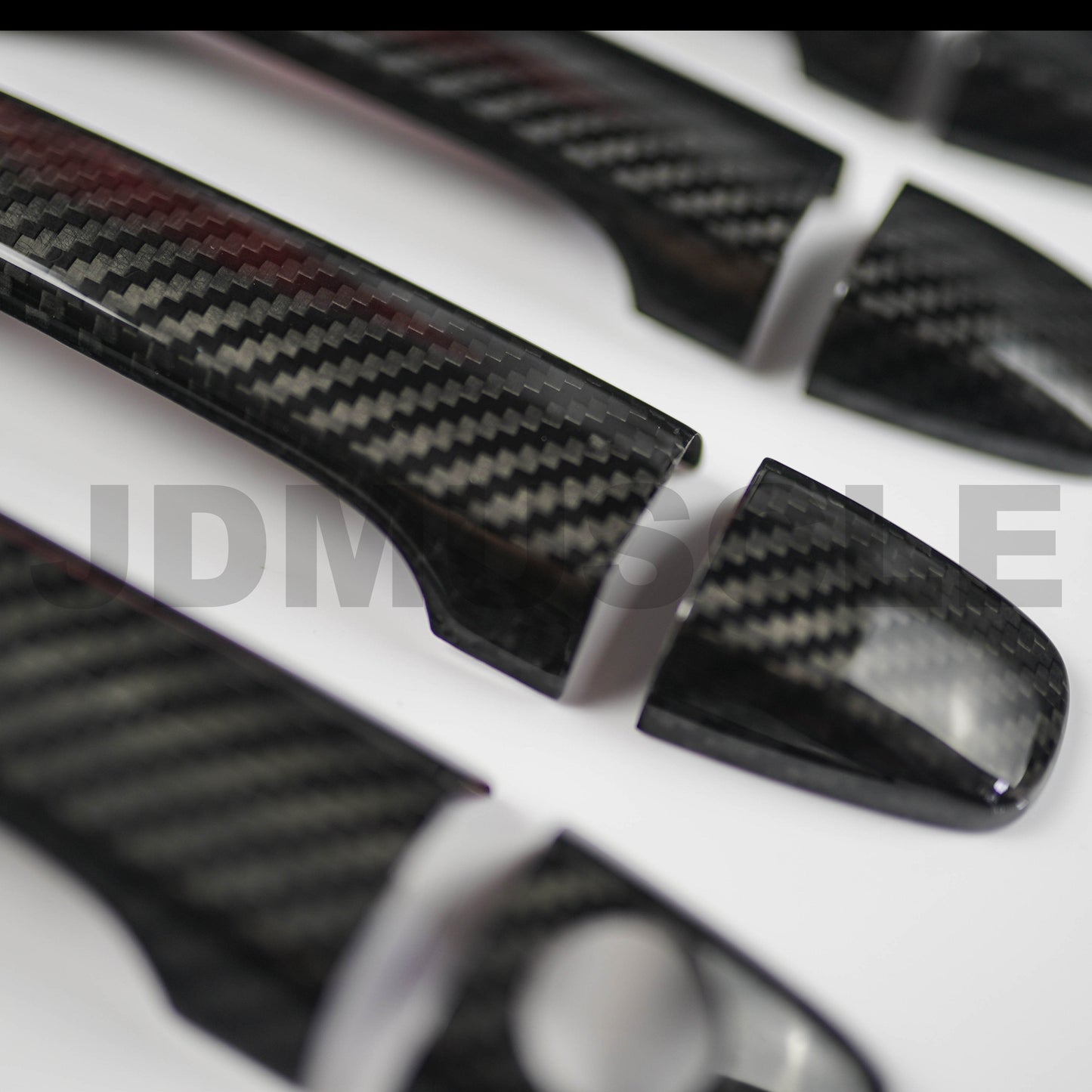 JDMuscle [15-21 WRX/STI] Pre-preg Carbon Fiber Door Handle Covers