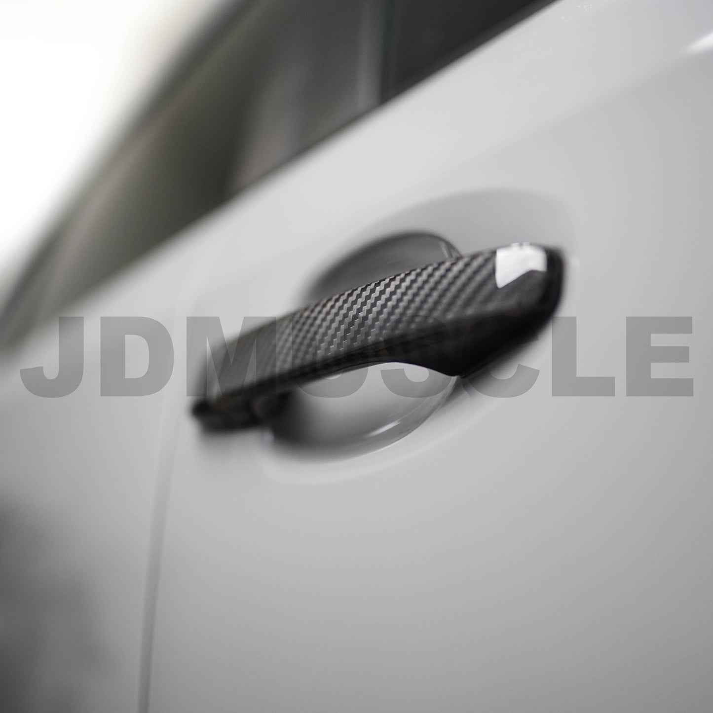 JDMuscle [15-21 WRX/STI] Pre-preg Carbon Fiber Door Handle Covers